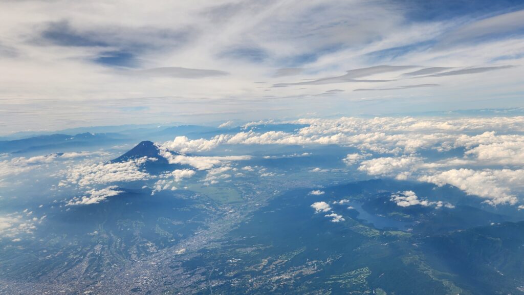 富士山と芦ノ湖